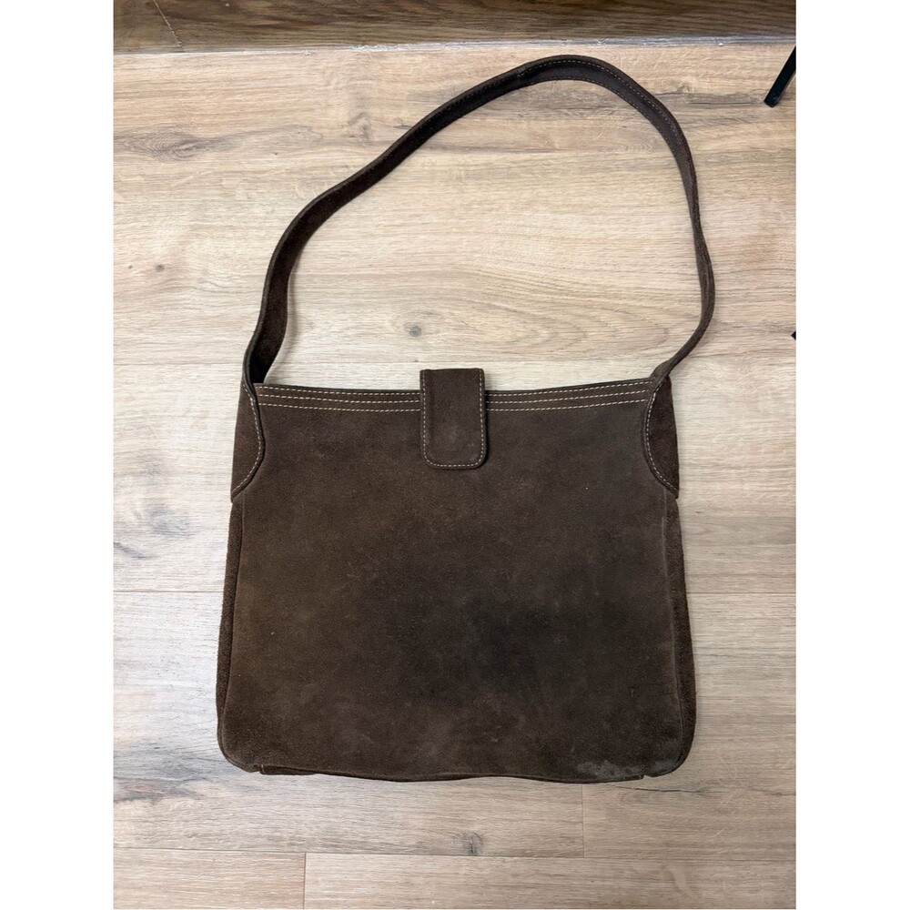 VTG Gap Classic Brown Suede Shoulder Bag